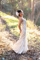 Headband, Headdress. Vintage Materials- Antique Silver Lace. Adjustable Bridal Headpiece by The House of Kat Swank. Ready to Ship. One of a Kind.